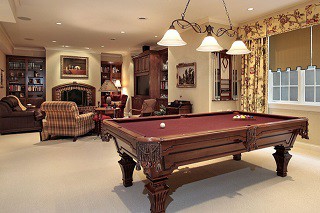 Billiard table assembly with perfect leveling in Asheville content img3